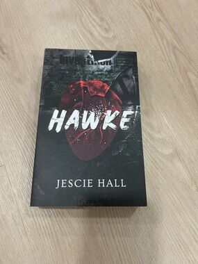 Hawke by Jescie Hall - Black & Red Paperback Book
